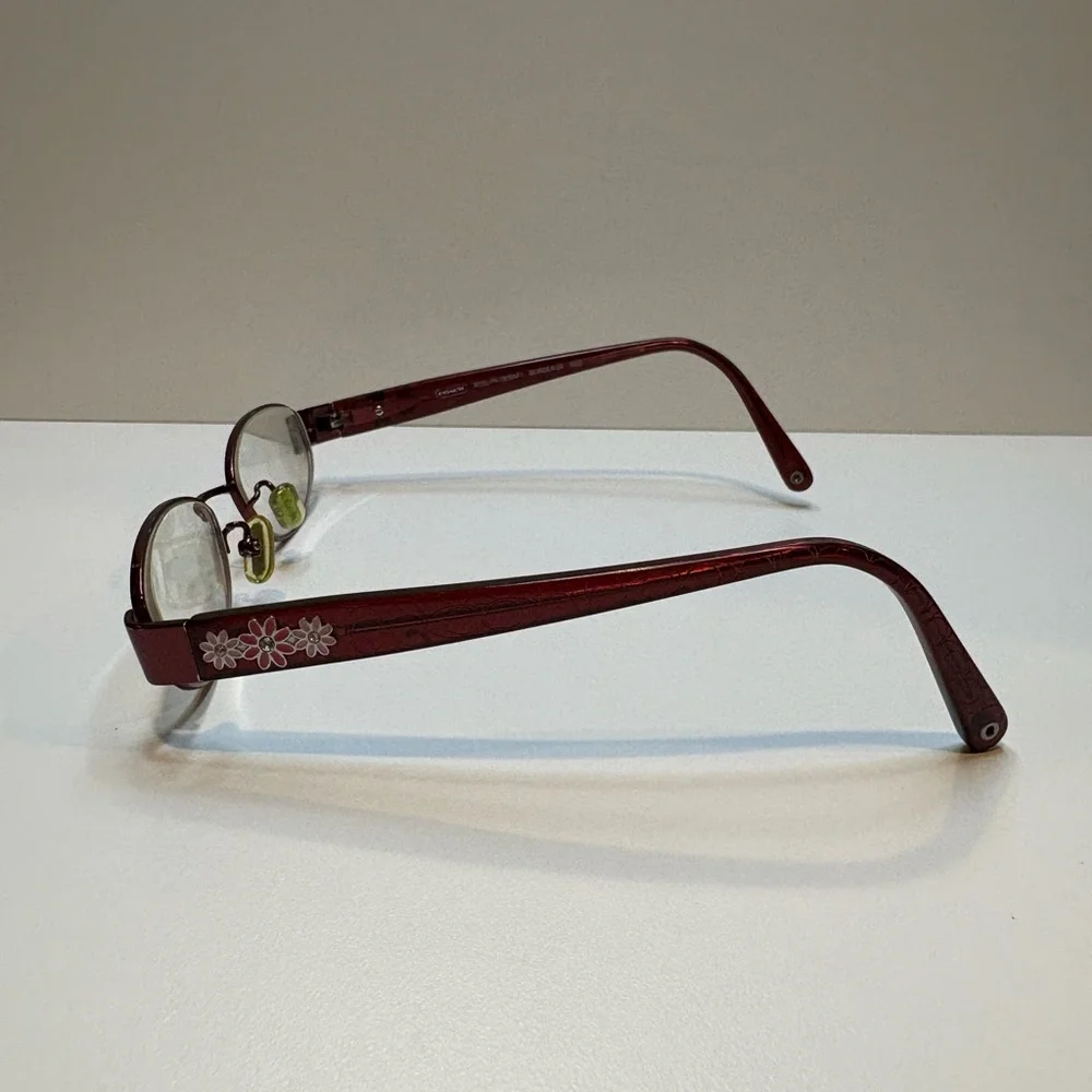 COACH EYEGLASSES Roslyn (909AF) Bordeaux 603 / 49-17-135 COACH GLASSES FRAMES‎